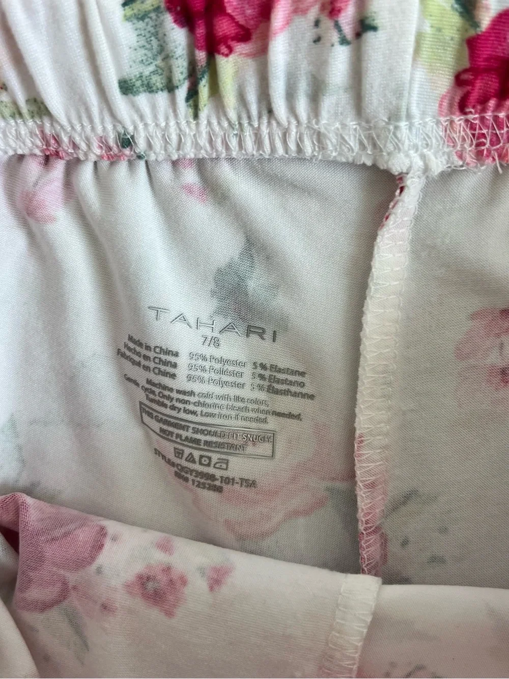 NWT Tahari Girls 3 Piece Pajama Set